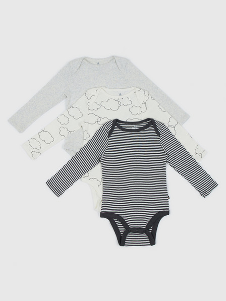 GAP Baby-Body mit langen Ärmeln, 3 Stück GAP