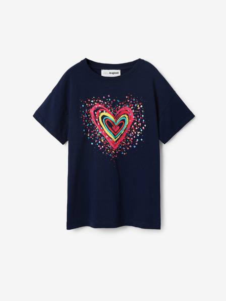Desigual Heart Kinder  T‑Shirt
