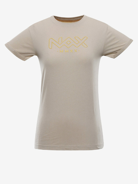 NAX JULEPA neutrální / zemitá T-Shirt