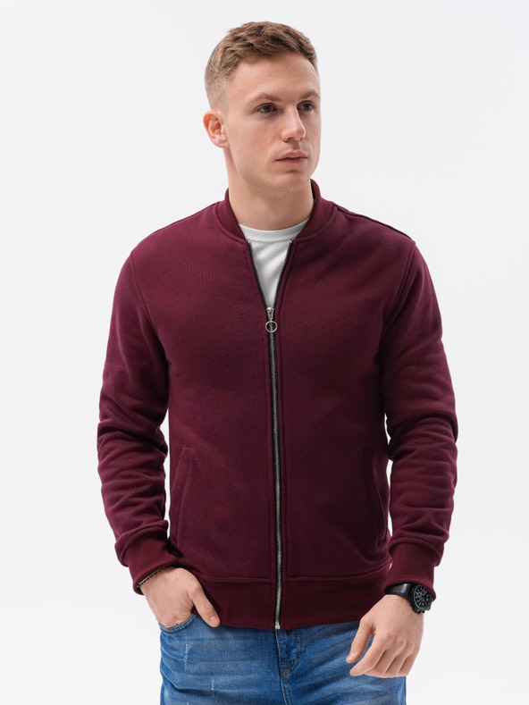 Ombre Clothing B1077 Sweatshirt Rot