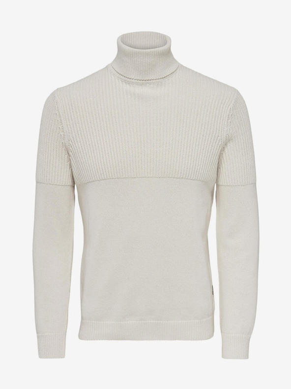 ONLY & SONS Al Pullover Weiß