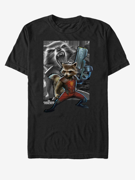 ZOOT.Fan Marvel Rocket Strážci Galaxie T-Shirt