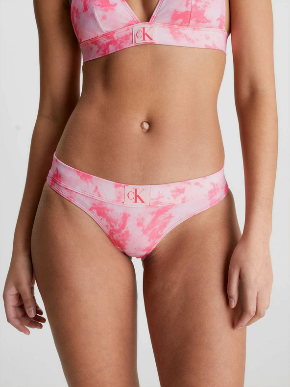 Calvin Klein Underwear	 Authentic Bikini Print Bikini-Hose Rosa