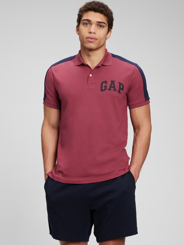 GAP Polo T-Shirt Rot