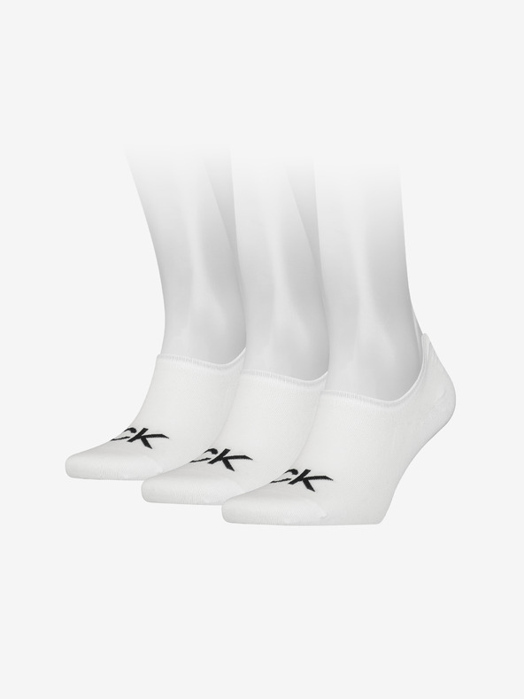 Calvin Klein Underwear	 Socken 3 Paar Weiß