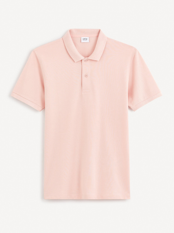 Celio Teone Polo T-Shirt Rosa
