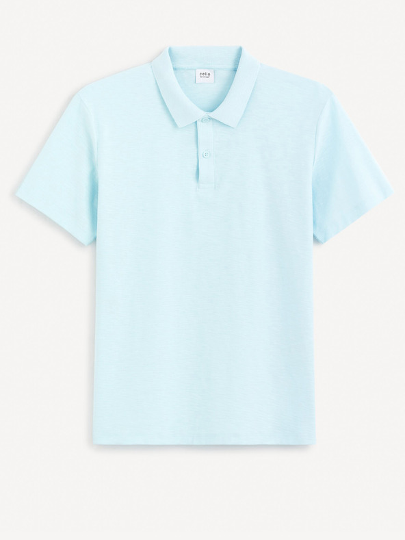 Celio Feflame Polo T-Shirt Blau