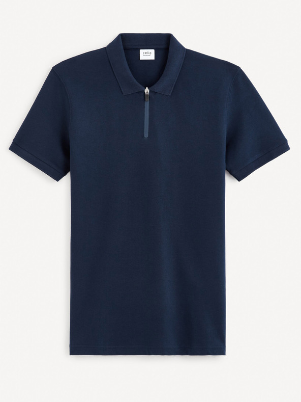 Celio Gebenoit Polo T-Shirt Blau