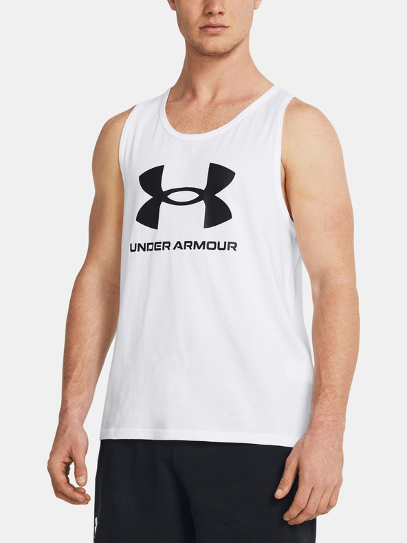 Under Armour UA Sportstyle Logo Unterhemd Weiß