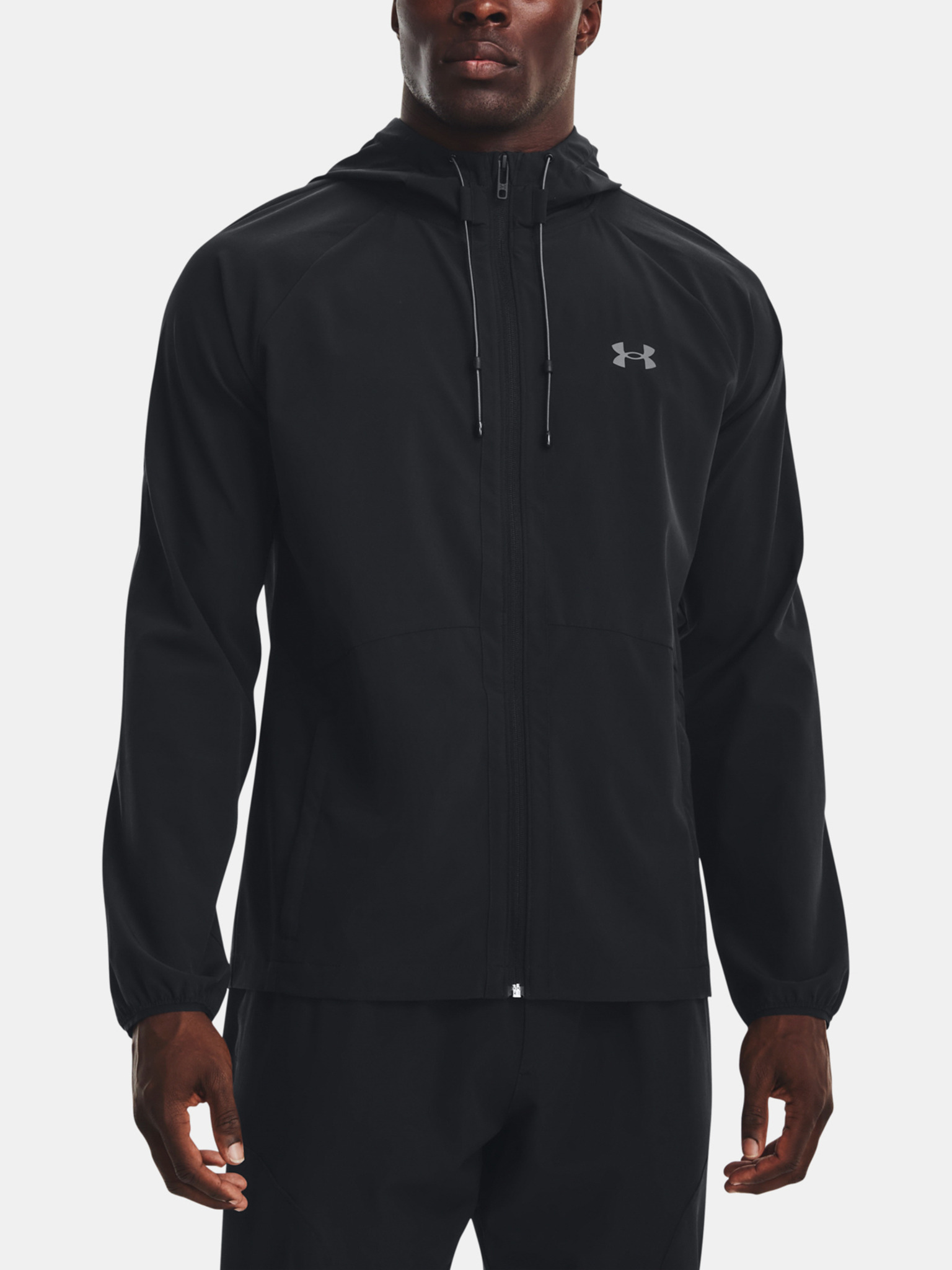 Under Armour UA Stretch Woven Windbreaker-BLK Jacke