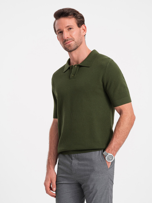 Ombre Clothing Polo T-Shirt Grün