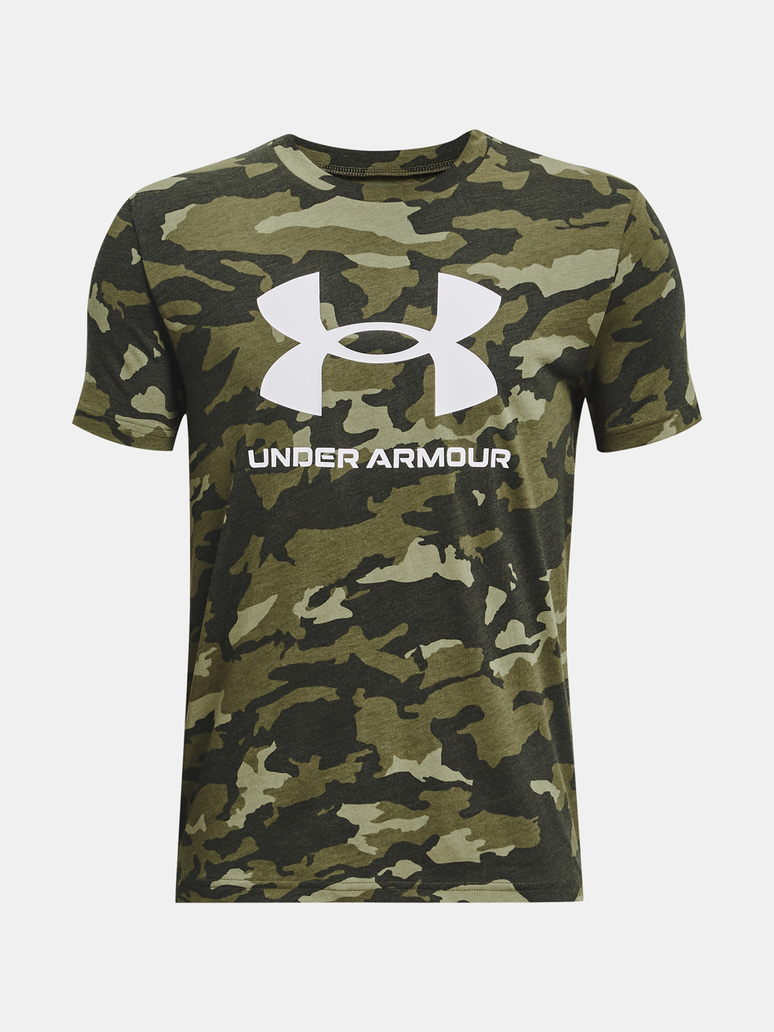 Under Armour UA Sportstyle Logo Aop SS Kinder T‑Shirt