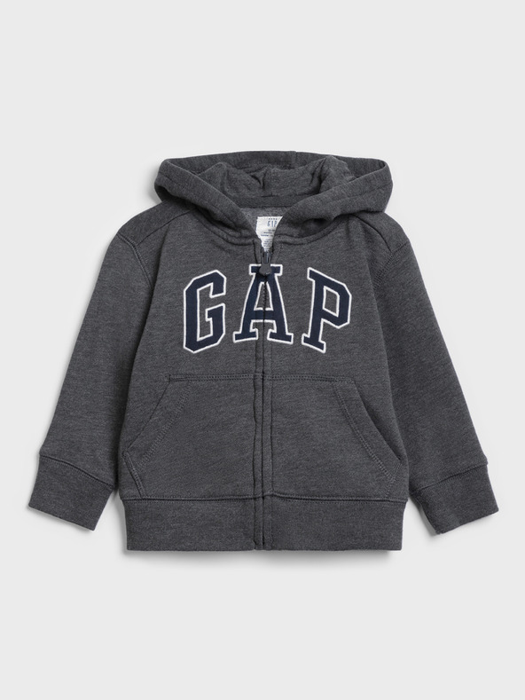 GAP Logo Sweatshirt Kinder Grau