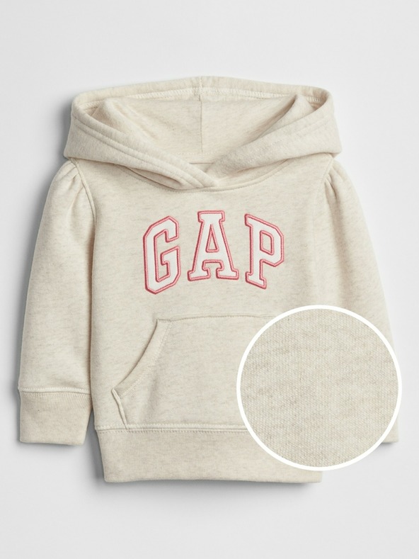 GAP Logo Sweatshirt Kinder Weiß