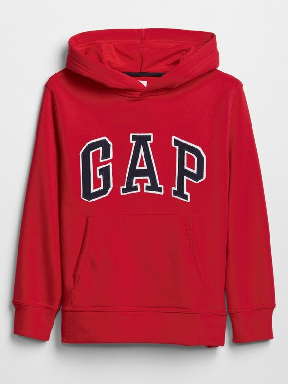 GAP Logo Hoodie Sweatshirt Rot