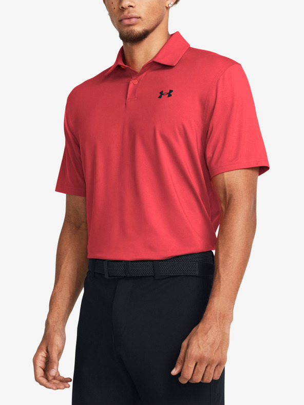 Under Armour UA T2G Polo T-Shirt Rot