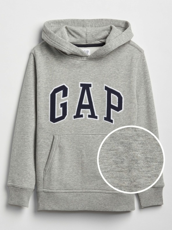 GAP Logo Sweatshirt Kinder Grau