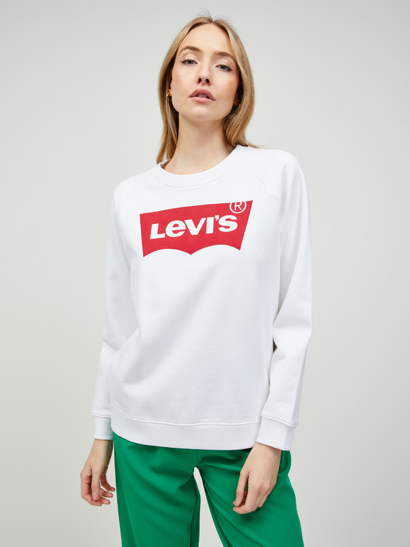 Levi's® Graphic Crew Neck Sweatshirt Weiß