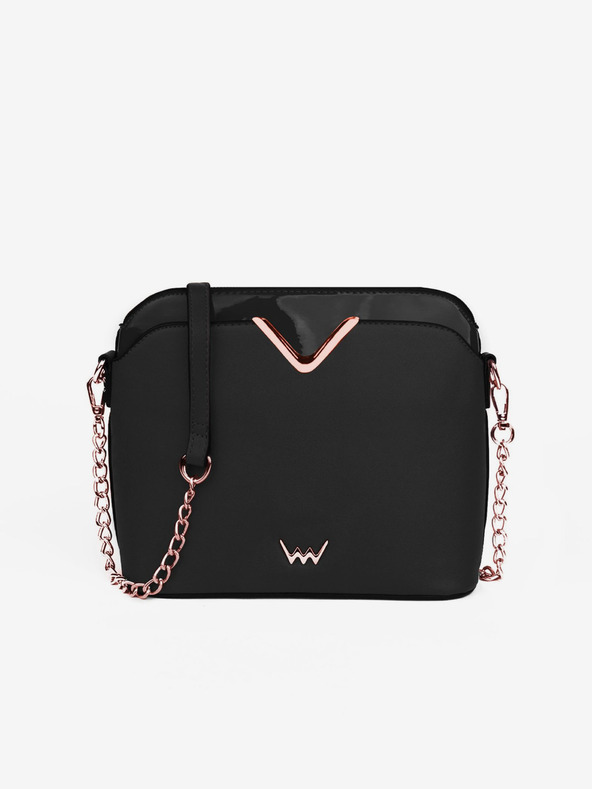 Vuch Fossy Smooth Black Handtasche Schwarz