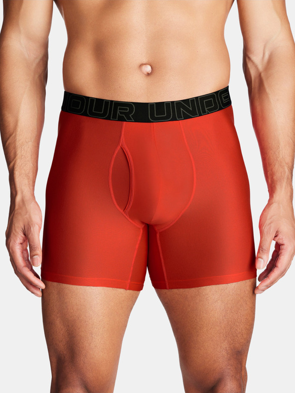 Under Armour M UA Perf Tech 6in Boxer-Shorts Rot