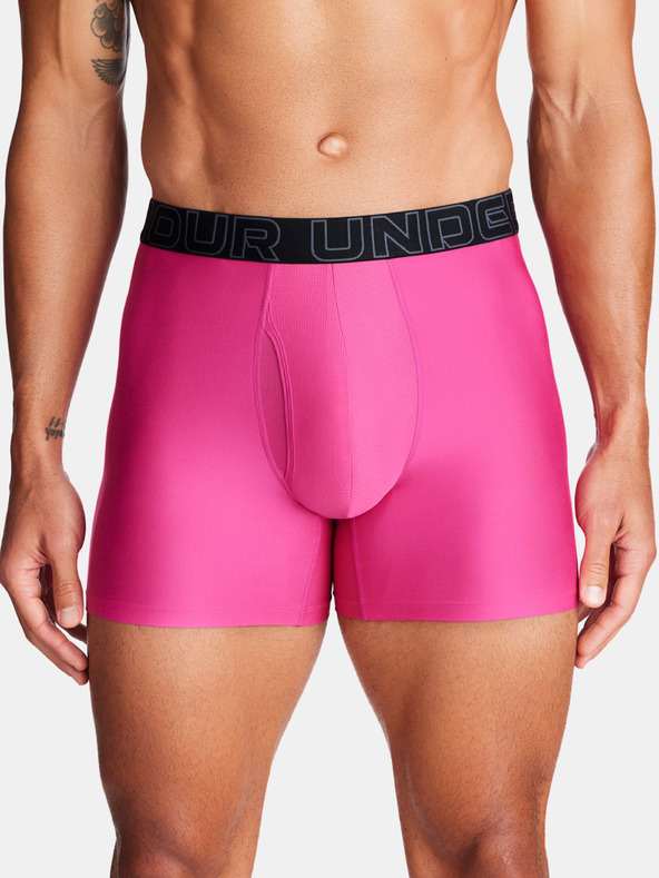 Under Armour UA Perf Tech 6in Boxer-Shorts Rosa