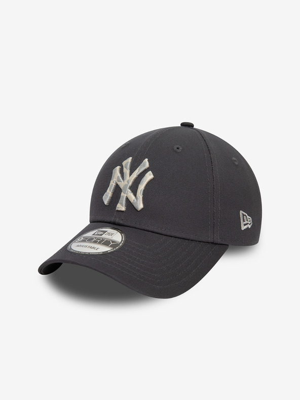 New Era New York Yankees Animal Infill 9Forty Schildmütze Grau