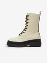 Scotch & Soda Aubri Mid Boot Off White Croco Stiefeletten