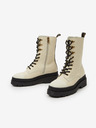 Scotch & Soda Aubri Mid Boot Off White Croco Stiefeletten