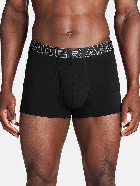 Under Armour UA Performance Cotton 3in Boxershorts 3 Stück