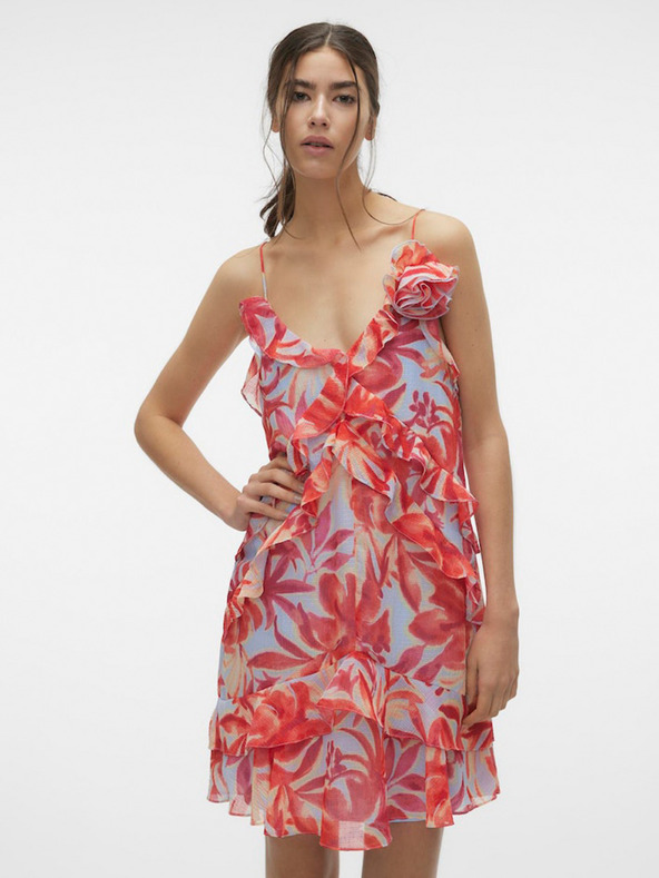 Vero Moda Marie Kleid Rot