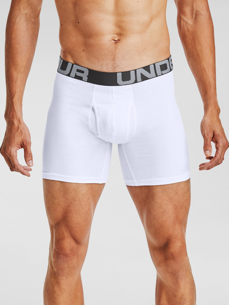 Under Armour UA Charged Cotton 6in Boxershorts 3 Stück