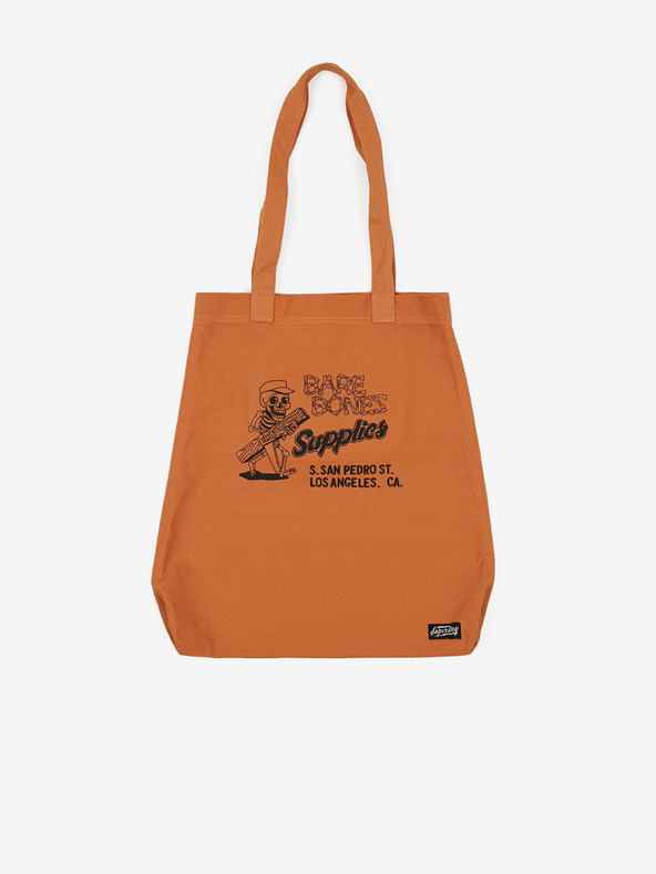 SuperDry Elsie Canvas Graphic Tote Handtasche Orange