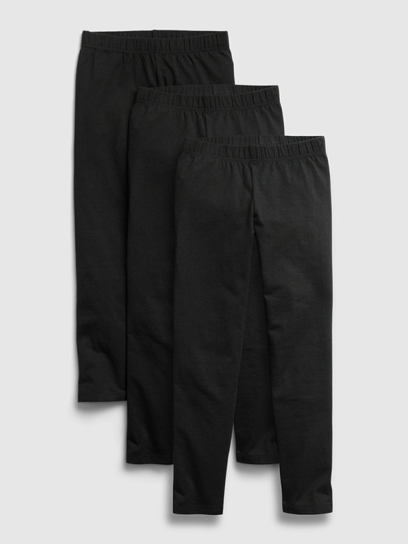 GAP Leggings 3 Stück für Kinder Schwarz