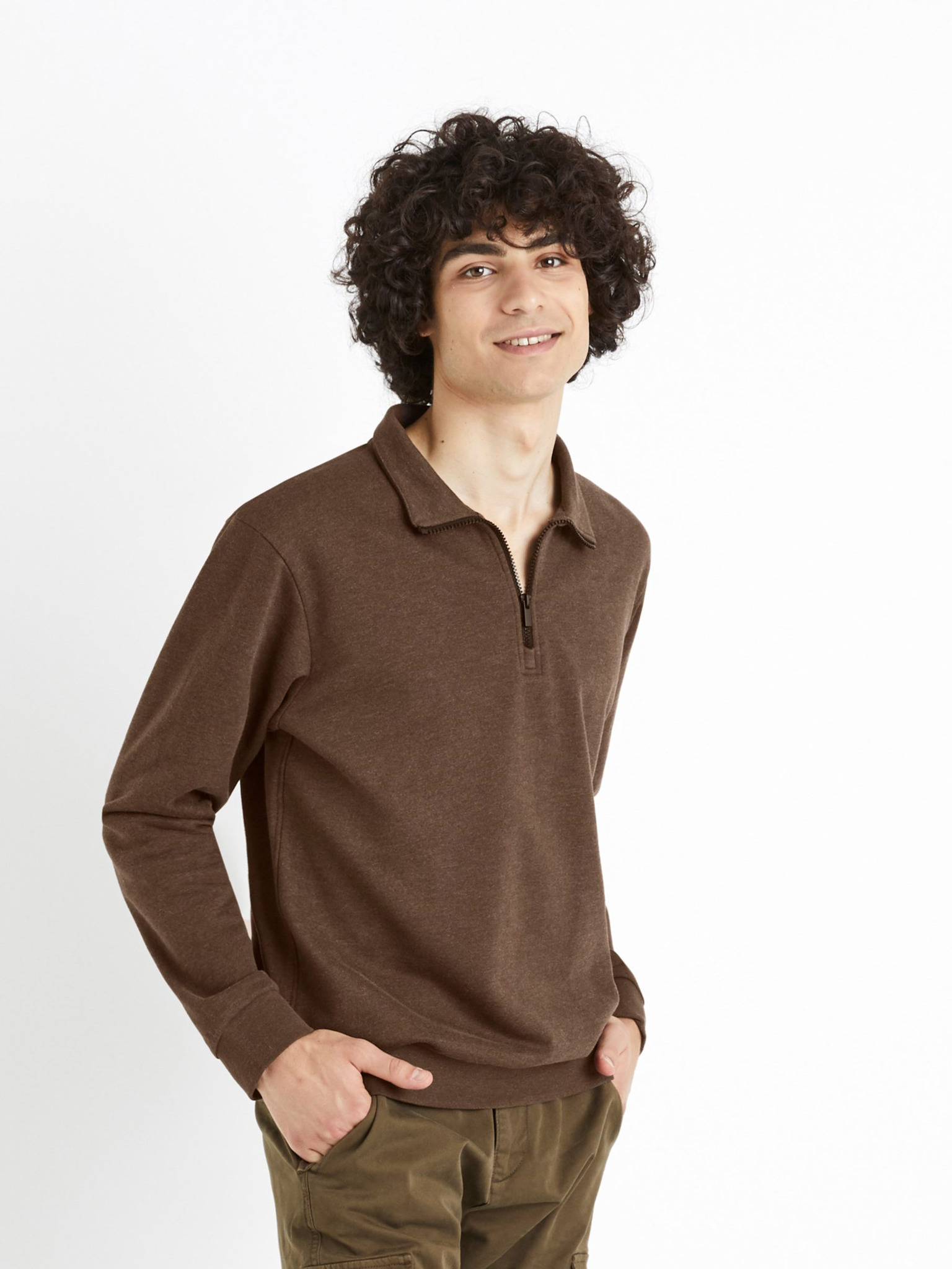 Celio Cechinzip Pullover