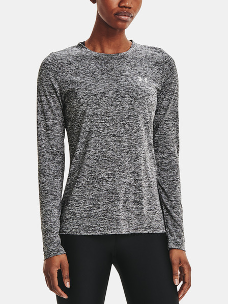 Under Armour Tech LS Crew Twist-BLK T-Shirt