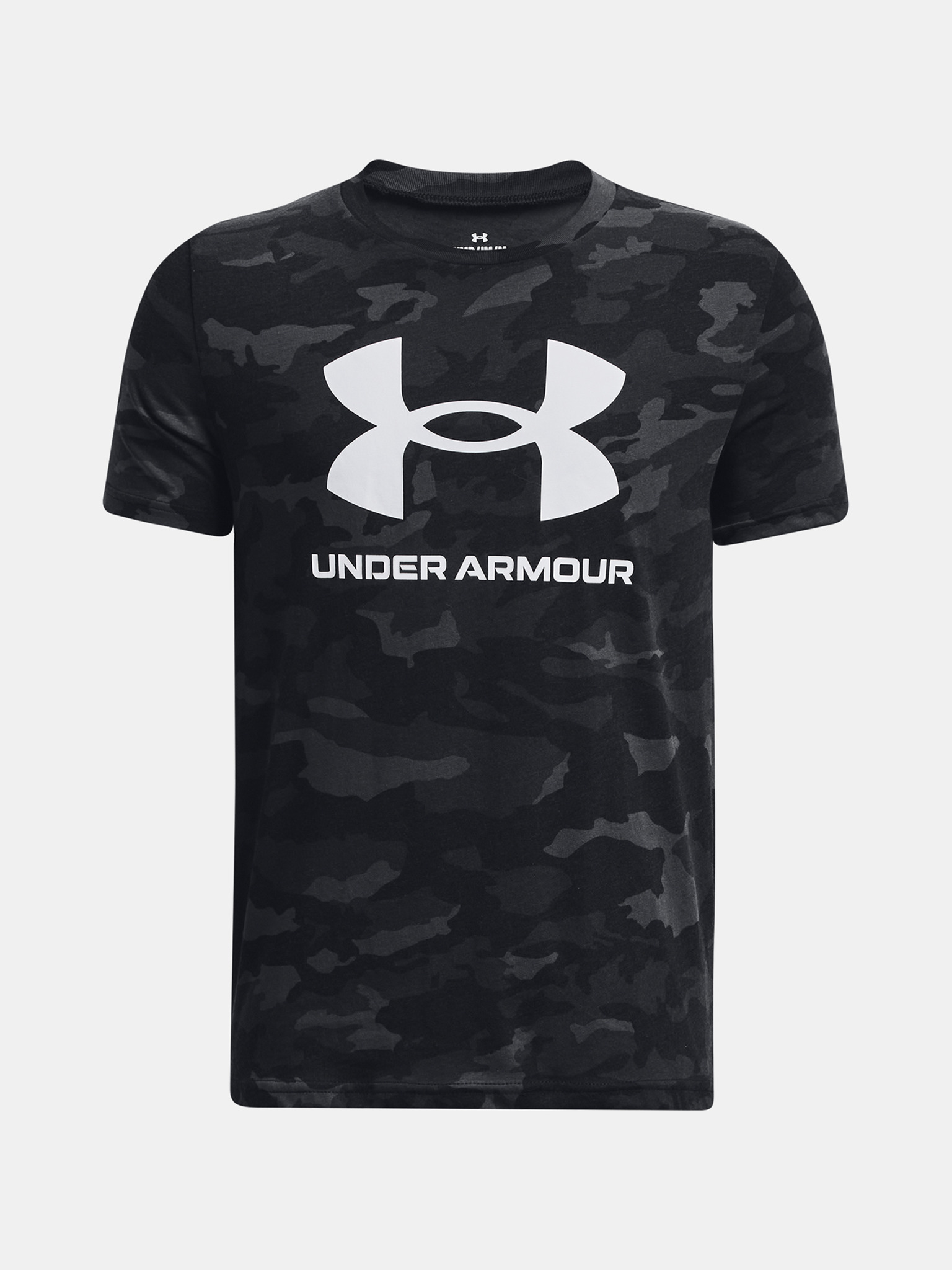 Under Armour UA Sportstyle Logo Aop SS Kinder T‑Shirt