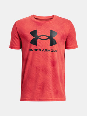 Under Armour UA Sportstyle Logo Aop SS Kinder  T‑Shirt