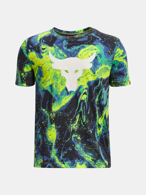 Under Armour UA Project Rock Marble Aop SS Kinder  T‑Shirt