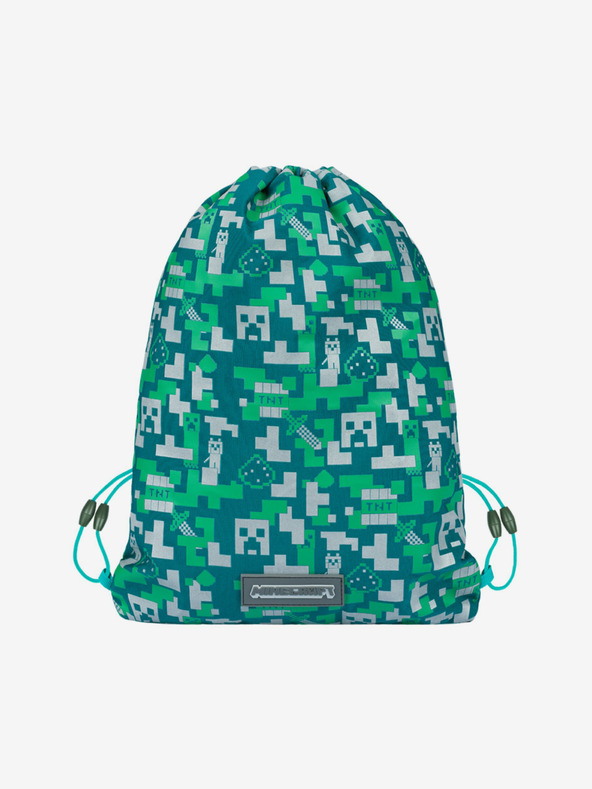 BAAGL  Minecraft Silver Creeper Gymsack Grün