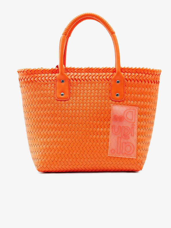 Desigual Basket Braided Zaire Handtasche Orange