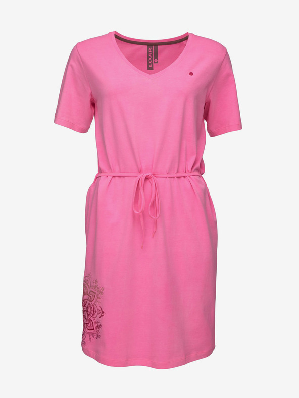 Loap Abzoka Kleid Rosa