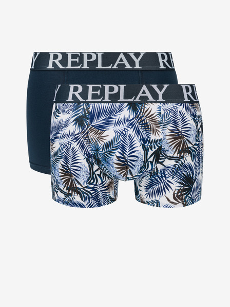 Replay Foliage Boxershorts 2 Stück