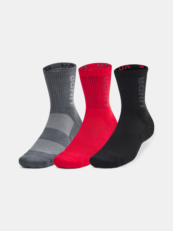 Under Armour UA 3-Maker Mid-Crew Socken 3 Paar