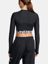 Under Armour HeatGear Rib 1/4 Zip LS T-Shirt