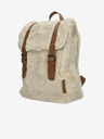 Enrico Benetti Teddy Tablet Backpack Off-White Rucksack