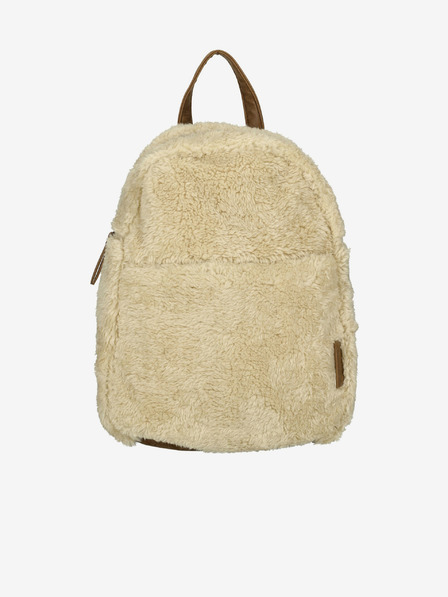 Enrico Benetti Teddy Backpack Off-White Rucksack