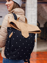 Vuch Mellora Dotty Brown Rucksack