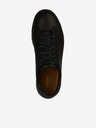 Geox Schwarze Herren Leder Turnschuhe Geox Spherica Ecub