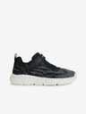 Geox Graue und schwarze Jungen-Sneakers Geox Aril