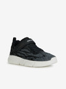 Geox Graue und schwarze Jungen-Sneakers Geox Aril